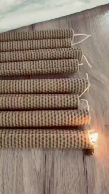 شمع موم عسل